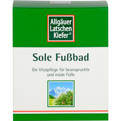 ALLGÄUER LATSCHENK. Sole Fußbad ALLGÄUER LATSCHENK. Sole Fußbad