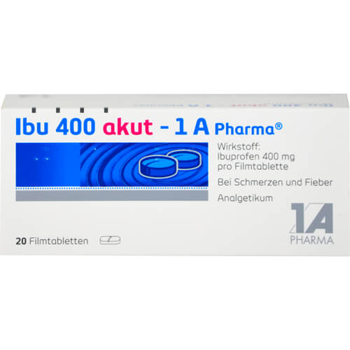 IBU 400 akut-1A Pharma Filmtabletten IBU 400 akut-1A Pharma Filmtabletten