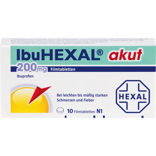 IBUHEXAL akut 200 Filmtabletten IBUHEXAL akut 200 Filmtabletten