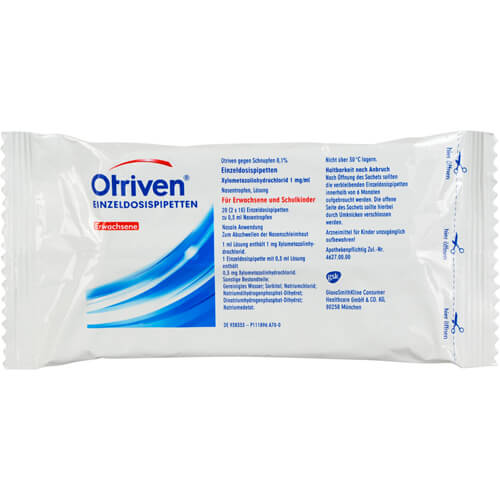 OTRIVEN 0,1% Nasentropfen Einzeldosispipetten OTRIVEN 0,1% Nasentropfen Einzeldosispipetten