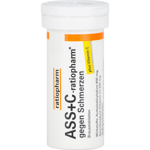 ASS + C-ratiopharm gegen Schmerzen Brausetabletten ASS + C-ratiopharm gegen Schmerzen Brausetabletten