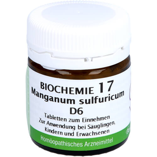 BIOCHEMIE 17 Manganum sulfuricum D 6 Tabletten BIOCHEMIE 17 Manganum sulfuricum D 6 Tabletten