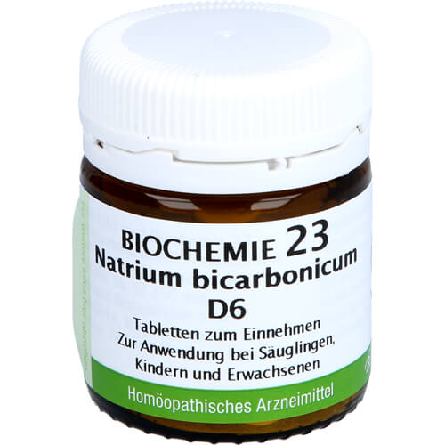 BIOCHEMIE 23 Natrium bicarbonicum D 6 Tabletten BIOCHEMIE 23 Natrium bicarbonicum D 6 Tabletten