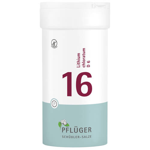 BIOCHEMIE Pflüger 16 Lithium chloratum D 6 Tabl. BIOCHEMIE Pflüger 16 Lithium chloratum D 6 Tabl.