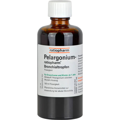 PELARGONIUM-RATIOPHARM Bronchialtropfen PELARGONIUM-RATIOPHARM Bronchialtropfen