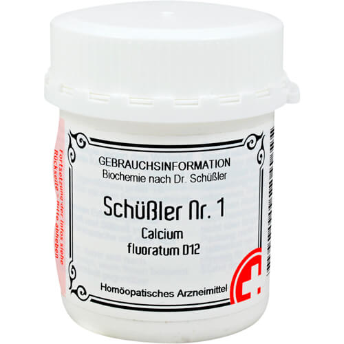 SCHÜSSLER NR.1 Calcium fluoratum D 12 Tabletten SCHÜSSLER NR.1 Calcium fluoratum D 12 Tabletten