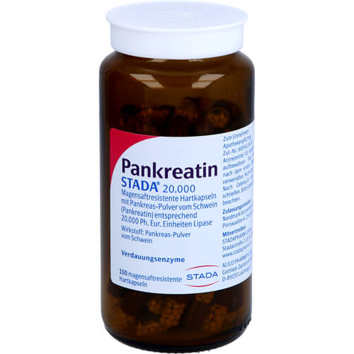 Pankreatin Stada 20.000 bei exokriner Pankreainsuffizienz Pankreatin Stada 20.000 bei exokriner Pankreainsuffizienz
