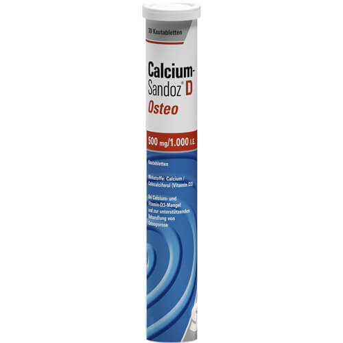 CALCIUM SANDOZ D Osteo 500 mg/1.000 I.E. Kautabl. CALCIUM SANDOZ D Osteo 500 mg/1.000 I.E. Kautabl.