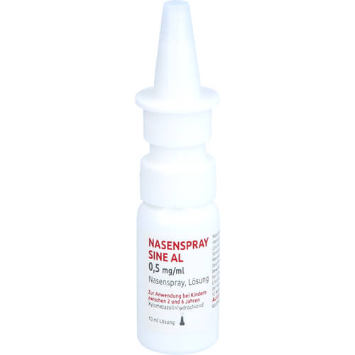 Nasenspray sine AL 0,5 mg / ml bei Schnupfen Nasenspray sine AL 0,5 mg / ml bei Schnupfen