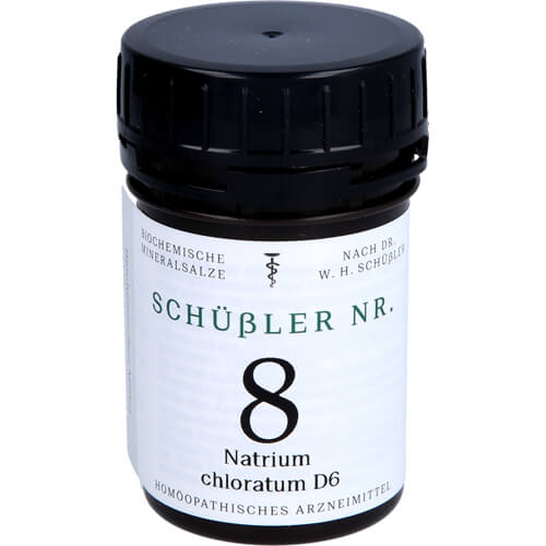SCHÜSSLER NR.8 Natrium chloratum D 6 Tabletten SCHÜSSLER NR.8 Natrium chloratum D 6 Tabletten