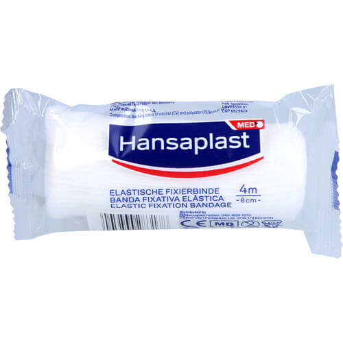 HANSAPLAST elastische Fixierb.gekreppt 8 cmx4 m HANSAPLAST elastische Fixierb.gekreppt 8 cmx4 m