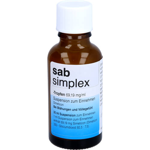 SAB simplex Suspension zum Einnehmen – Schnelle Linderung bei Blähungen und Völlegefühl SAB simplex Suspension zum Einnehmen – Schnelle Linderung bei Blähungen und Völlegefühl