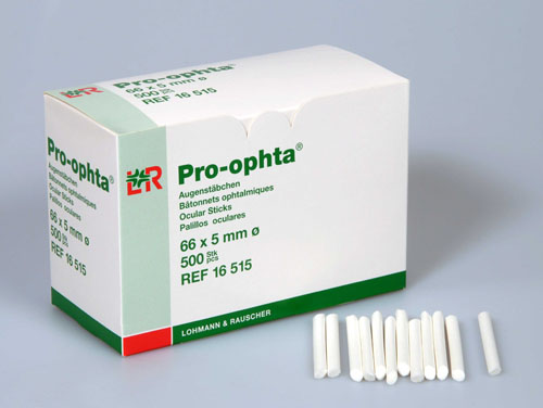 PRO-OPHTA Augenstäbchen unsteril 5x64 mm PRO-OPHTA Augenstäbchen unsteril 5x64 mm