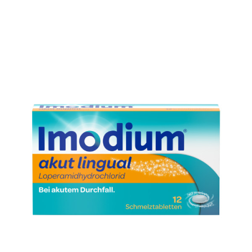 IMODIUM akut lingual Schmelztabletten IMODIUM akut lingual Schmelztabletten