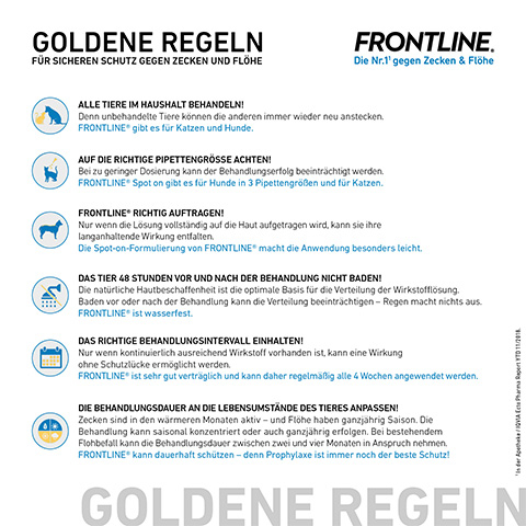 FRONTLINE® SPOT ON Katze gegen Zecken und Flöhe FRONTLINE® SPOT ON Katze gegen Zecken und Flöhe