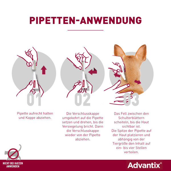 ADVANTIX Spot-on Lsg.z.Auftr.a.d.H.f.Hund bis 4 kg ADVANTIX Spot-on Lsg.z.Auftr.a.d.H.f.Hund bis 4 kg