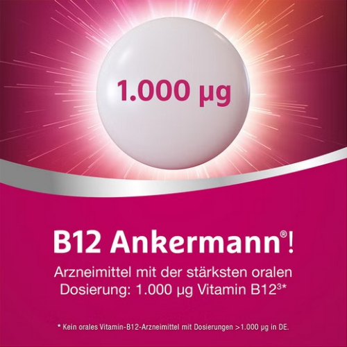 B12 ANKERMANN überzogene Tabletten B12 ANKERMANN überzogene Tabletten
