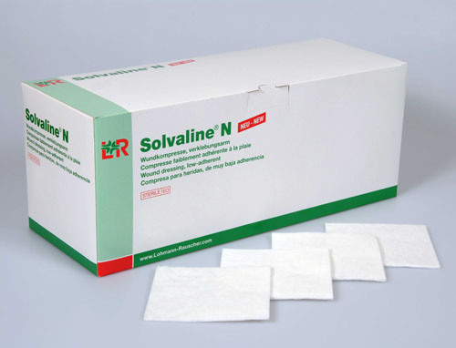 SOLVALINE N Kompressen 5x5 cm steril SOLVALINE N Kompressen 5x5 cm steril