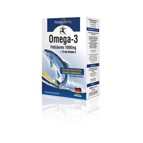OMEGA-3 FETTSÄUREN 1000 mg+12 mg Vit.E Kapseln OMEGA-3 FETTSÄUREN 1000 mg+12 mg Vit.E Kapseln