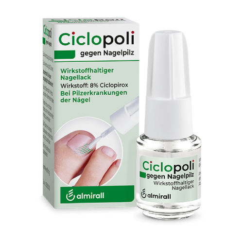 CICLOPOLI gegen Nagelpilz wirkstoffhalt.Nagellack CICLOPOLI gegen Nagelpilz wirkstoffhalt.Nagellack