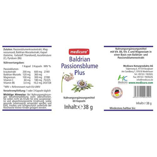 BALDRIAN PASSIONSBLUME plus Kapseln BALDRIAN PASSIONSBLUME plus Kapseln