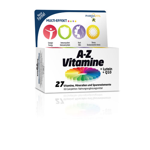 PHARMAVITAL A-Z Vitamine+Lutein+Q10 Tabletten PHARMAVITAL A-Z Vitamine+Lutein+Q10 Tabletten