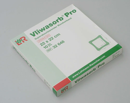 VLIWASORB Pro superabsorb.Komp.steril 22x22 cm VLIWASORB Pro superabsorb.Komp.steril 22x22 cm