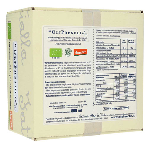 OLIPHENOLIA Flüssigkeit zum Einnehmen OLIPHENOLIA Flüssigkeit zum Einnehmen