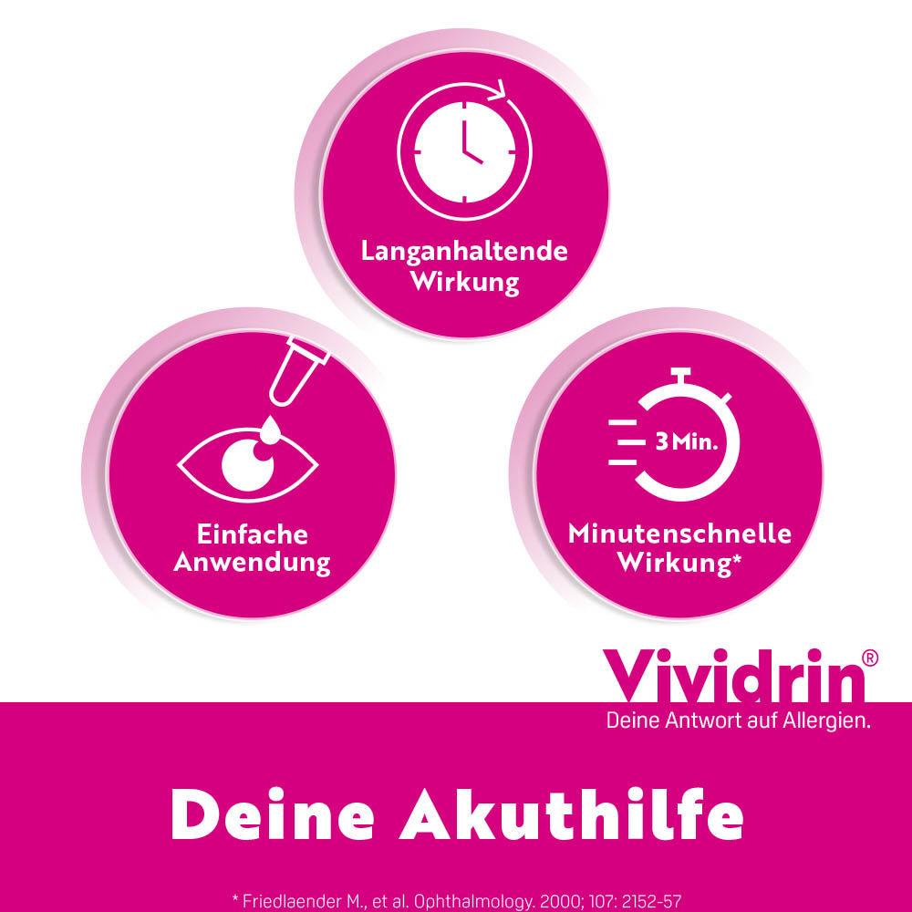 VIVIDRIN Azelastin 0,5 mg/ml Augentropfen VIVIDRIN Azelastin 0,5 mg/ml Augentropfen