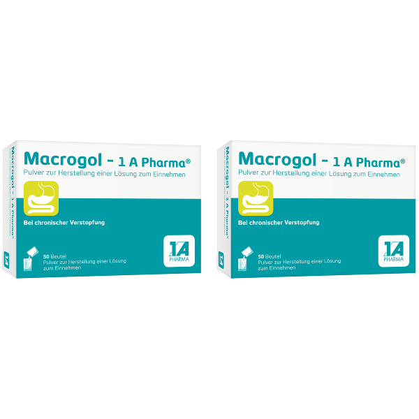 MACROGOL-1A Pharma Plv.z.Her.e.Lsg.z.Einnehmen MACROGOL-1A Pharma Plv.z.Her.e.Lsg.z.Einnehmen