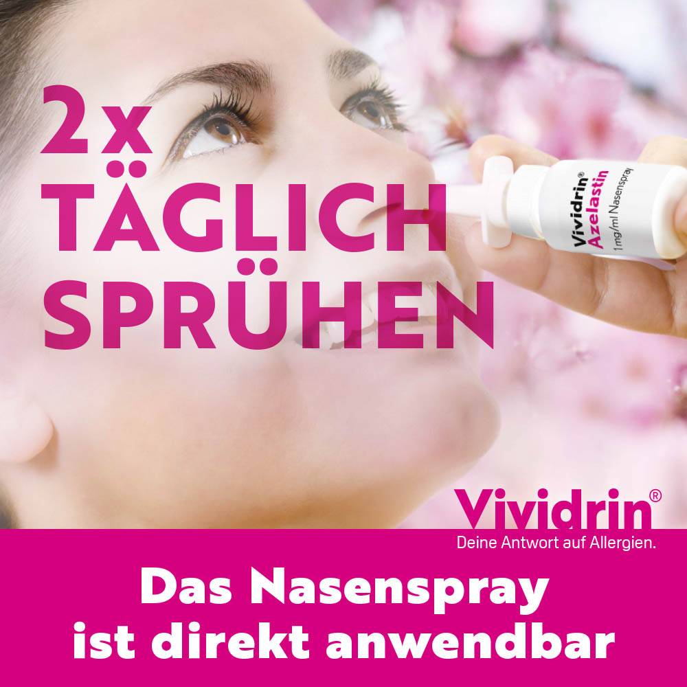 VIVIDRIN Azelastin Kombip. 0,5mg/ml ATR+1mg/ml NAS VIVIDRIN Azelastin Kombip. 0,5mg/ml ATR+1mg/ml NAS