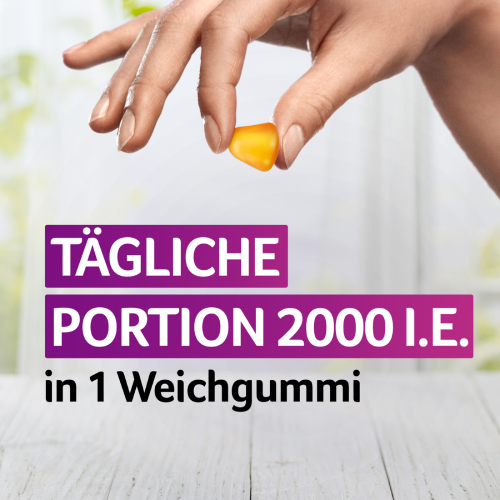 VIGANTOLVIT® 2000 I.E. Vitamin D WEICHGUMMIS VIGANTOLVIT® 2000 I.E. Vitamin D WEICHGUMMIS