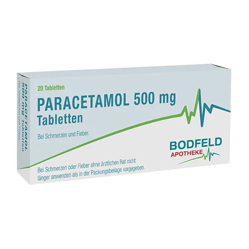 PARACETAMOL 500 mg Tabletten Bodfeld Apotheke PARACETAMOL 500 mg Tabletten Bodfeld Apotheke