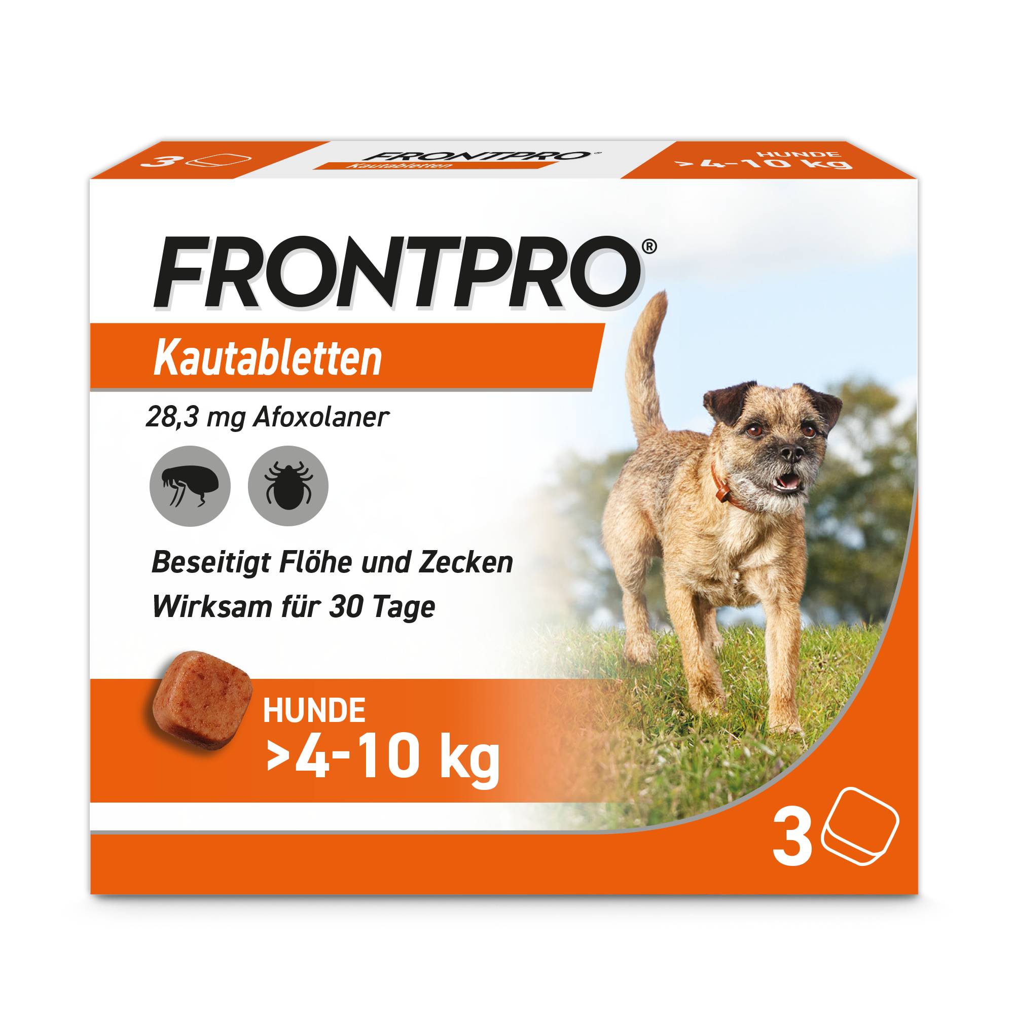FRONTPRO 28 mg Kautabletten f.Hunde >4-10 kg FRONTPRO 28 mg Kautabletten f.Hunde >4-10 kg