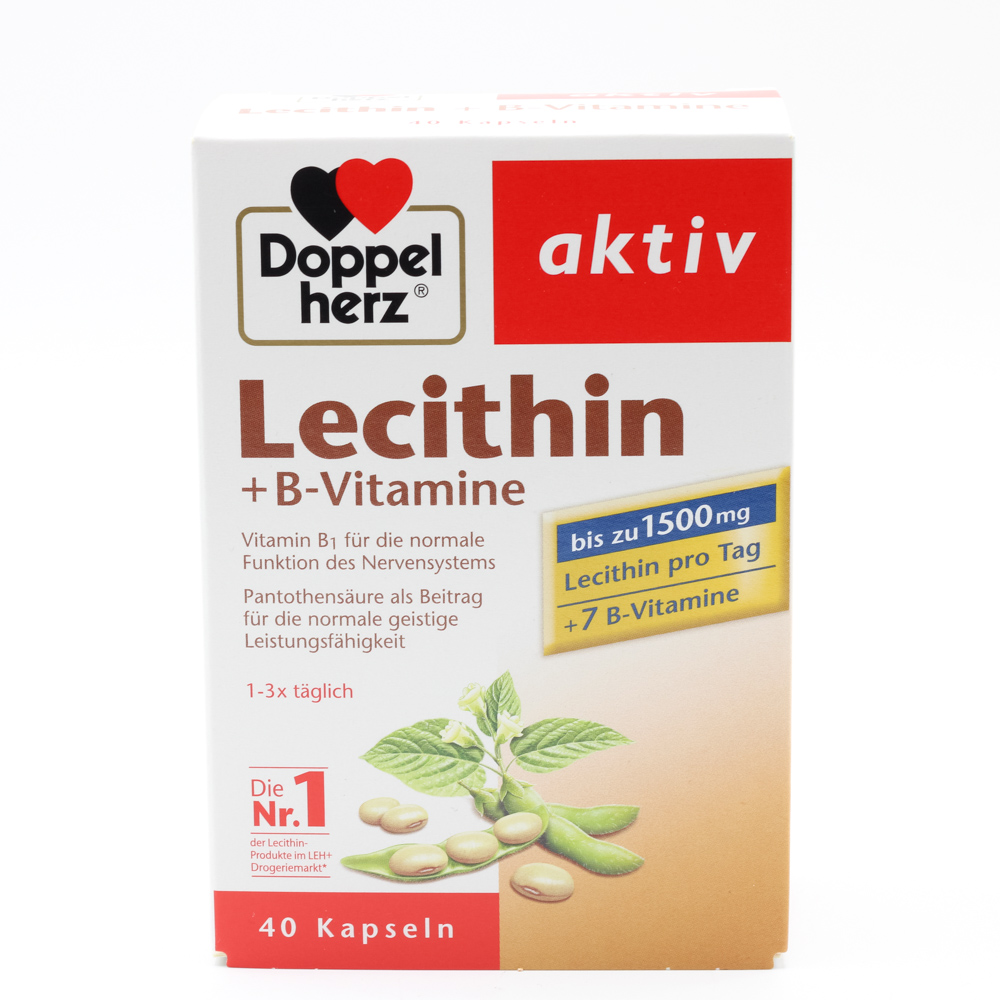 DOPPELHERZ Lecithin+B-Vitamine Kapseln DOPPELHERZ Lecithin+B-Vitamine Kapseln