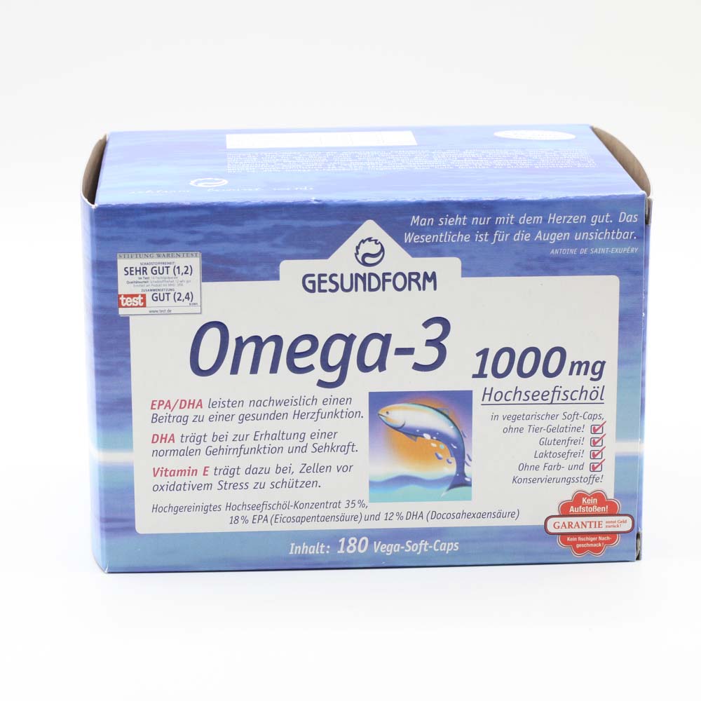GESUNDFORM Omega-3 1.000 mg Kapseln GESUNDFORM Omega-3 1.000 mg Kapseln