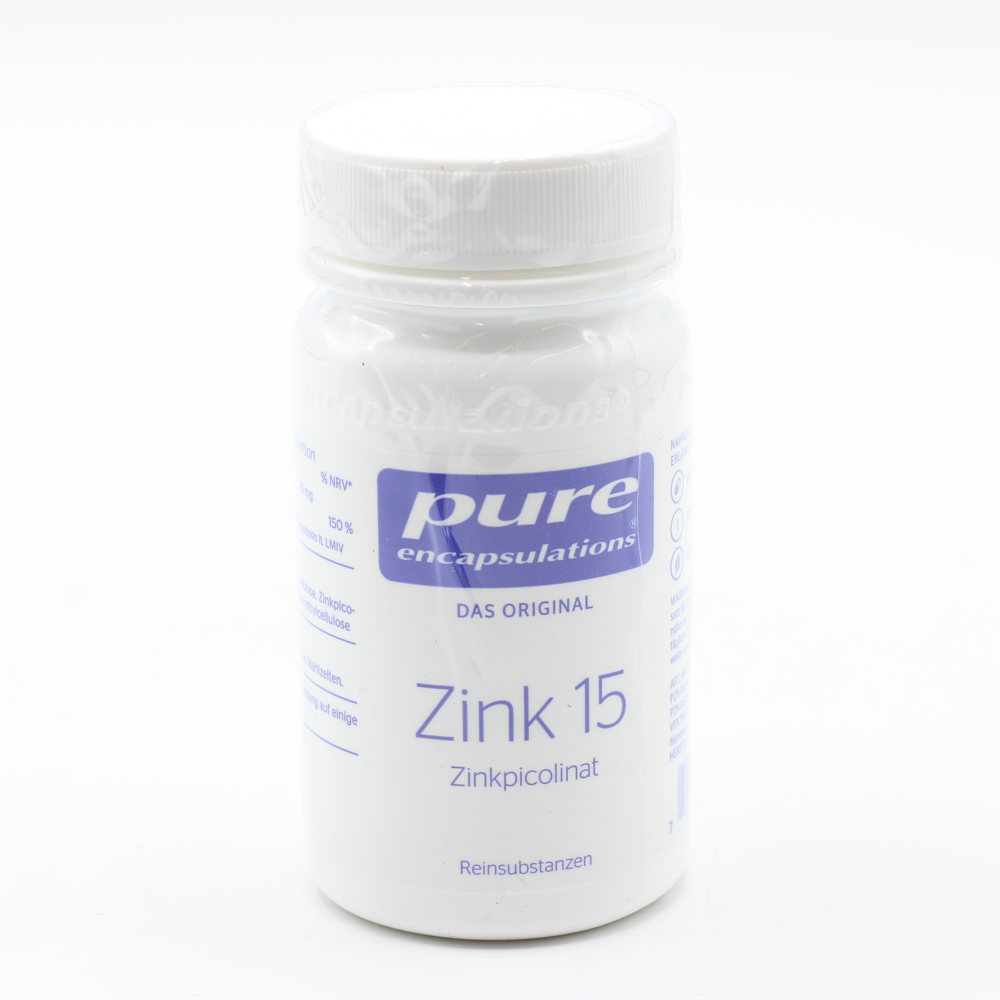 PURE ENCAPSULATIONS Zink 15 Zinkpicolinat Kapseln PURE ENCAPSULATIONS Zink 15 Zinkpicolinat Kapseln