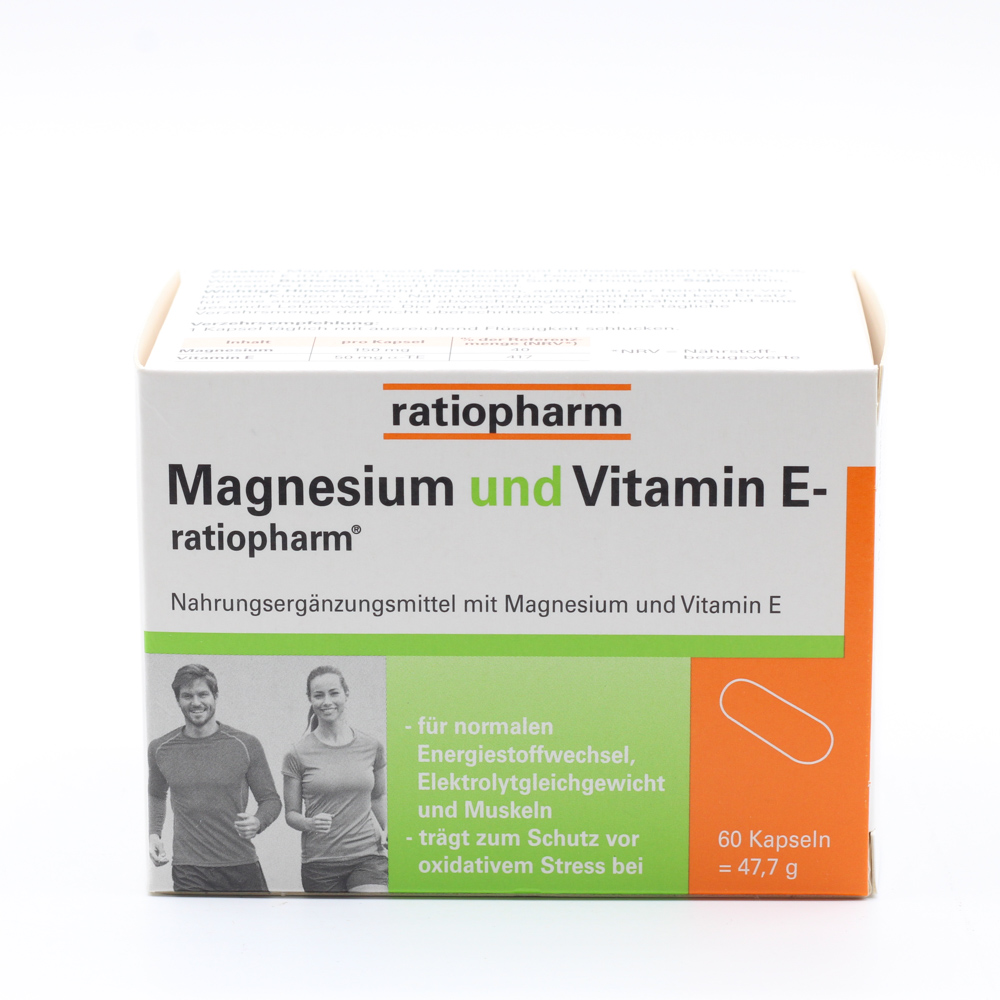 MAGNESIUM UND VITAMIN E-ratiopharm Kapseln MAGNESIUM UND VITAMIN E-ratiopharm Kapseln