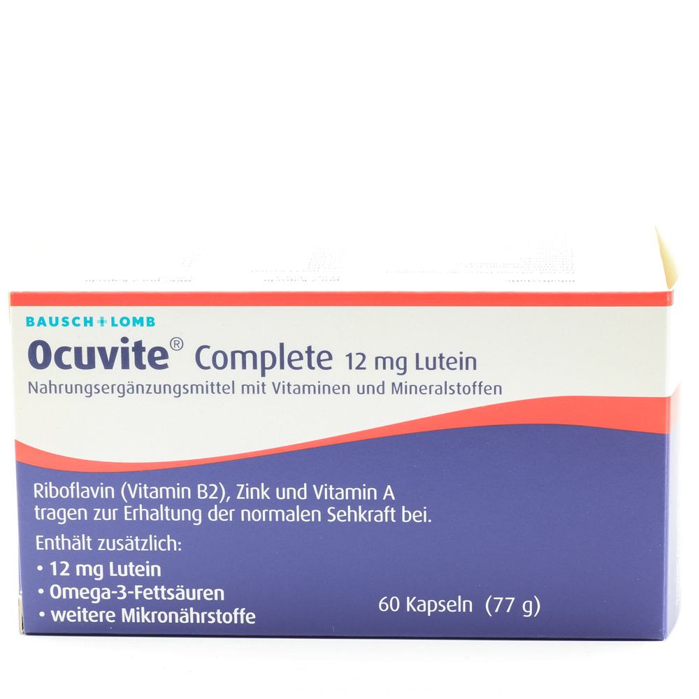 OCUVITE Complete 12 mg Lutein Kapseln OCUVITE Complete 12 mg Lutein Kapseln