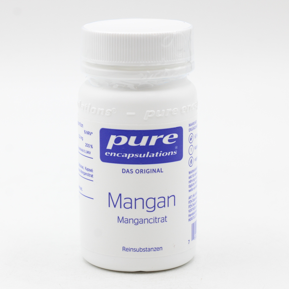 PURE ENCAPSULATIONS Mangan Mangancitrat Kapseln PURE ENCAPSULATIONS Mangan Mangancitrat Kapseln