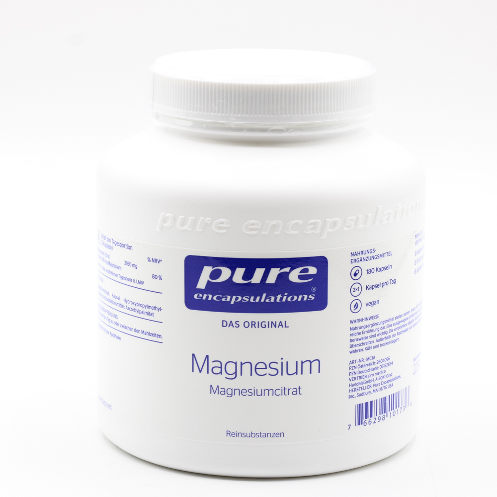 PURE ENCAPSULATIONS Magnesium Magn.Citrat Kapseln PURE ENCAPSULATIONS Magnesium Magn.Citrat Kapseln