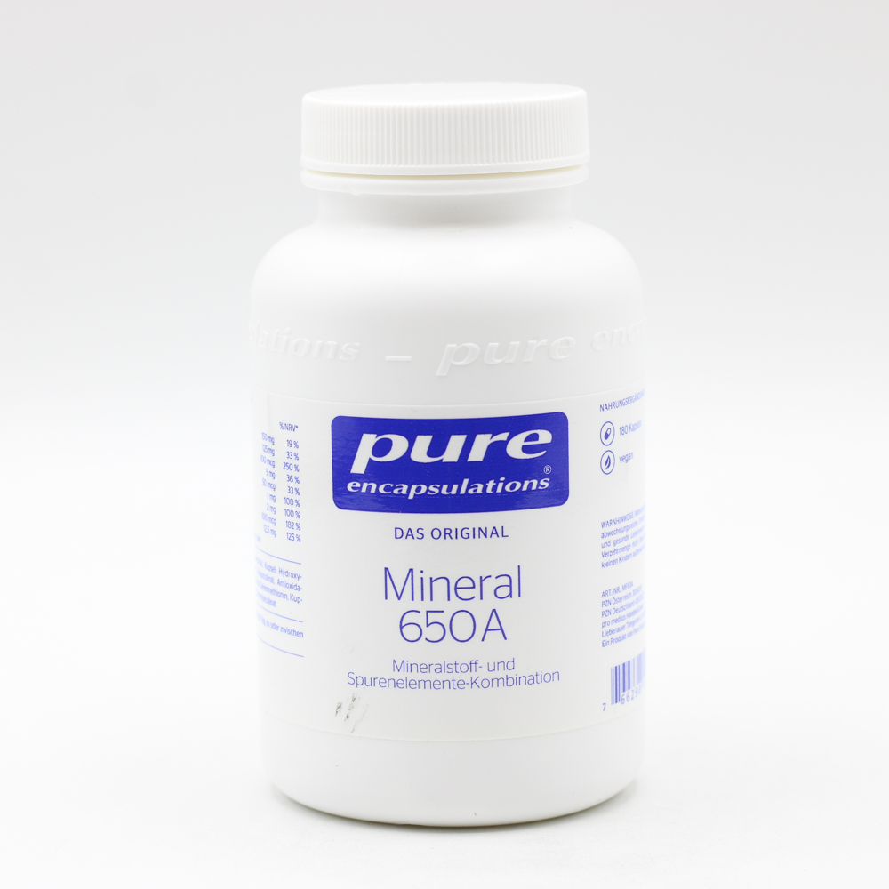 PURE ENCAPSULATIONS Mineral 650A Kapseln PURE ENCAPSULATIONS Mineral 650A Kapseln