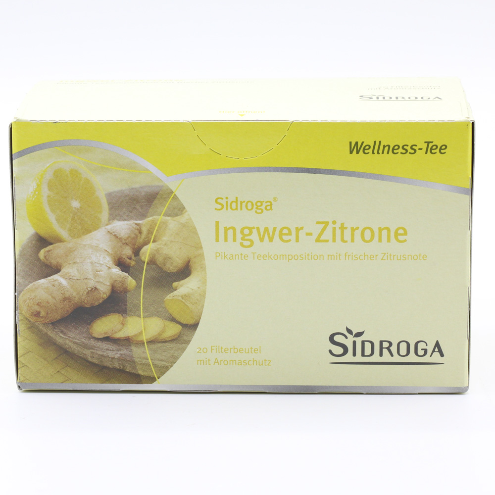 SIDROGA Wellness Ingwer-Zitrone Tee Filterbeutel SIDROGA Wellness Ingwer-Zitrone Tee Filterbeutel