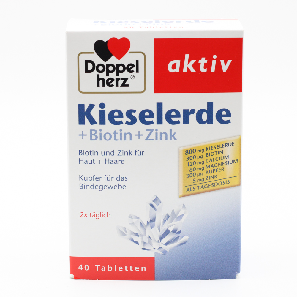 DOPPELHERZ Kieselerde+Biotin+Zink Tabletten DOPPELHERZ Kieselerde+Biotin+Zink Tabletten