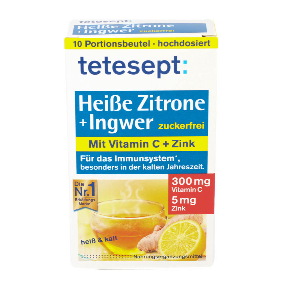 TETESEPT heiße Zitrone mit Ingwer zuckerfr.Pulver TETESEPT heiße Zitrone mit Ingwer zuckerfr.Pulver