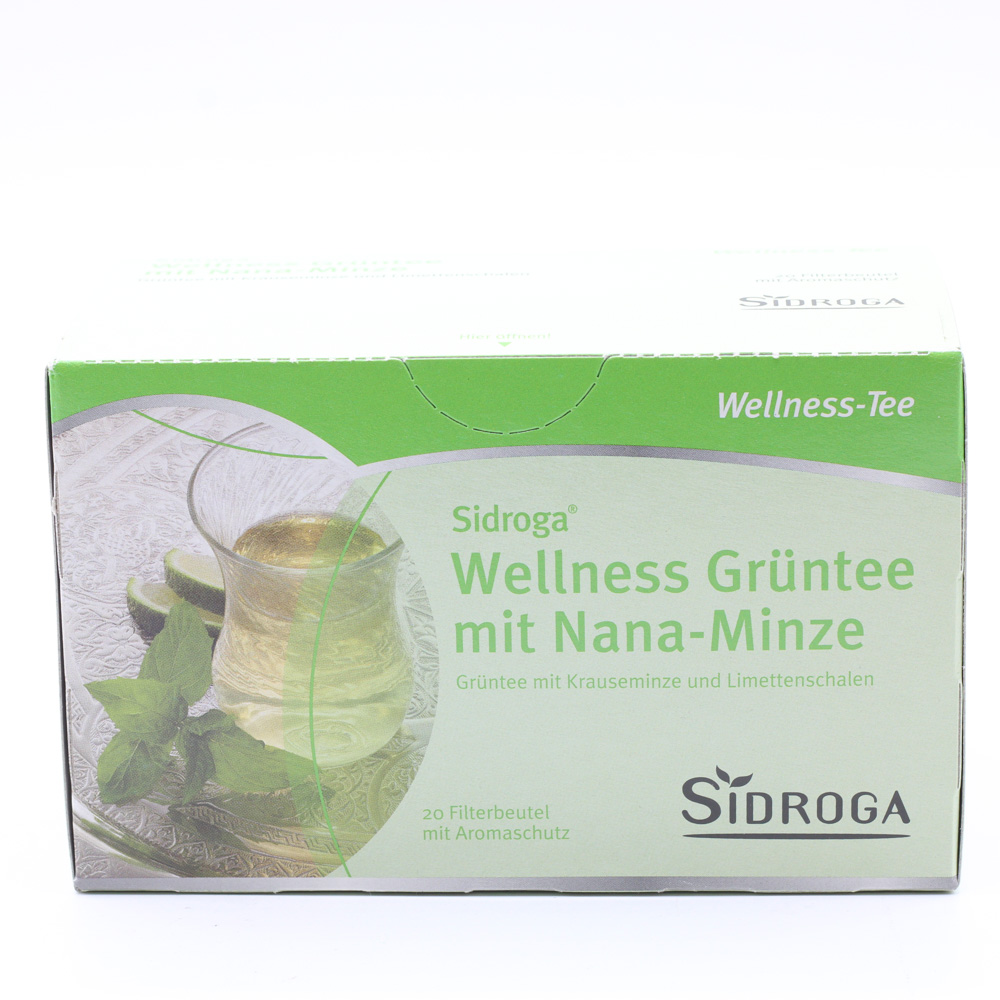 SIDROGA Wellness Grüntee m. Nana-Minze Filterb. SIDROGA Wellness Grüntee m. Nana-Minze Filterb.