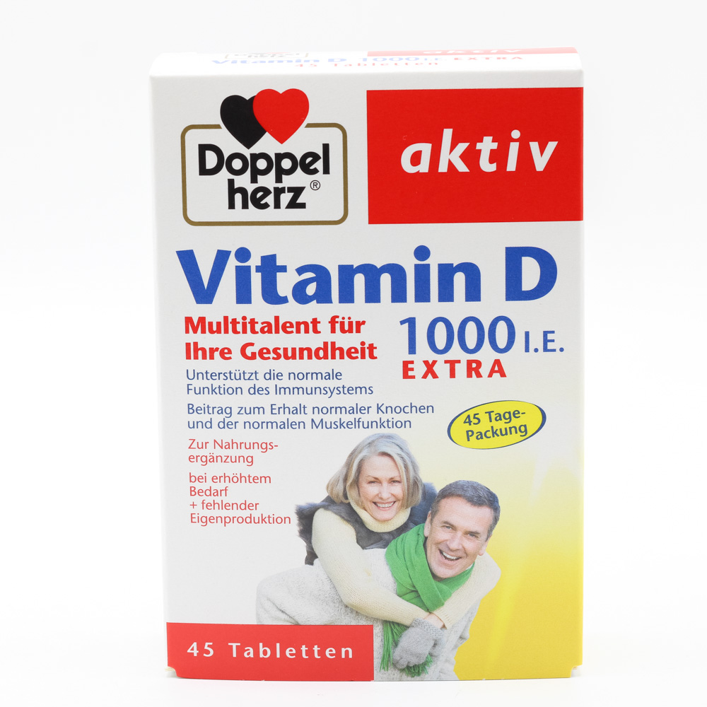 DOPPELHERZ Vitamin D3 1000 I.E. EXTRA Tabletten DOPPELHERZ Vitamin D3 1000 I.E. EXTRA Tabletten