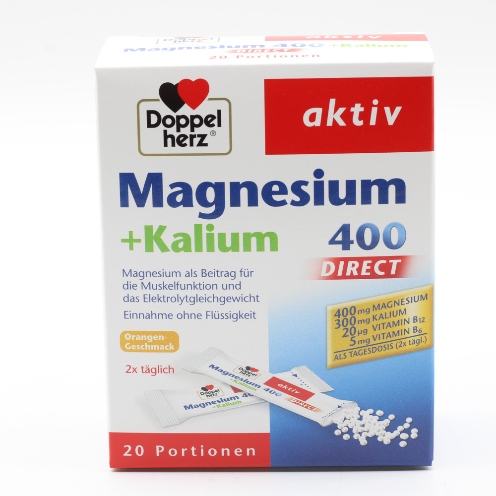 DOPPELHERZ Magnesium+Kalium DIRECT Portionsbeutel DOPPELHERZ Magnesium+Kalium DIRECT Portionsbeutel