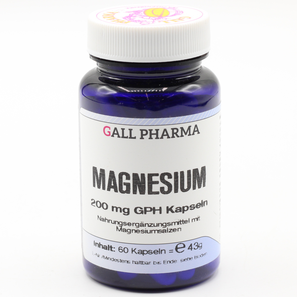 MAGNESIUM 200 mg GPH Kapseln MAGNESIUM 200 mg GPH Kapseln