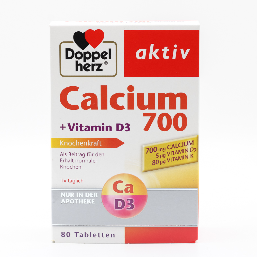 DOPPELHERZ Calcium 700+Vitamin D3 Tabletten DOPPELHERZ Calcium 700+Vitamin D3 Tabletten